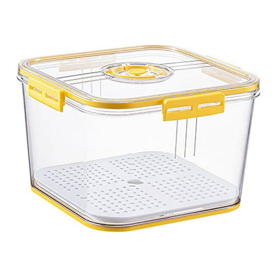 Kitchen Organizers Food storage containers Fresh Produce Vegetable Fruit Storage Containers With Time Recording Fridge Storage Container Container And Fridge Organizers