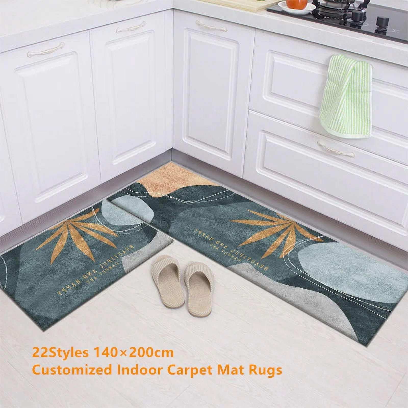 Kitchen PCV Mat Long Cartoon Kitchen Floor Mats Bedroom Area Rug ...