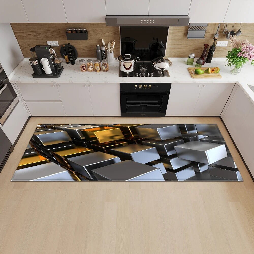 Mango Print Pattern Floor Mat