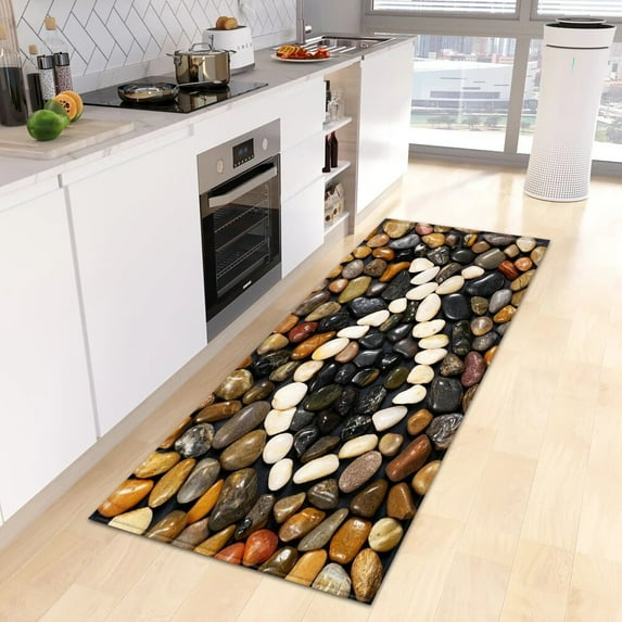 Kitchen PCV Mat Modern Home Entrance Doormat Living Room Children Bedroom Floor Decor Carpet Bathroom Hallway Door Foot Rug