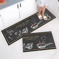 thumbnail image 1 of Kitchen PCV Mat Tableware Pattern Entrance Doormat Bathroom Door Mat Floormat Kitchen Long Rug Set New, 1 of 5