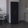 thumbnail image 1 of Kitchen Pantry 71.1" High, 4 Doors, 5 Adjustable Shelves - Black Affability H Pantry,, 1 of 4