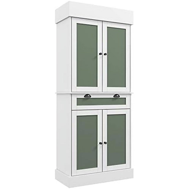 Kitchen Pantry 72\u201D Tall Buffet Cupboard with 2Door