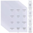 thumbnail image 1 of Kitchen Pantry Labels Waterproof Bottle Label Stickers Removable PVC Adhesive Sorting Storage Stickers Rectangle with Black Word, 1 of 6
