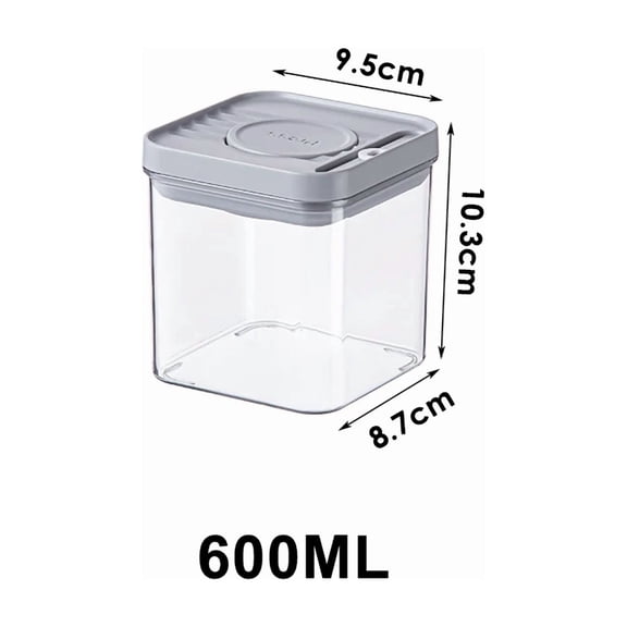 Kitchen Pantry Organization Containers Airtight Stackable Food Storage Set for Cereal Snacks Flour Sugar Dry Goods Storage