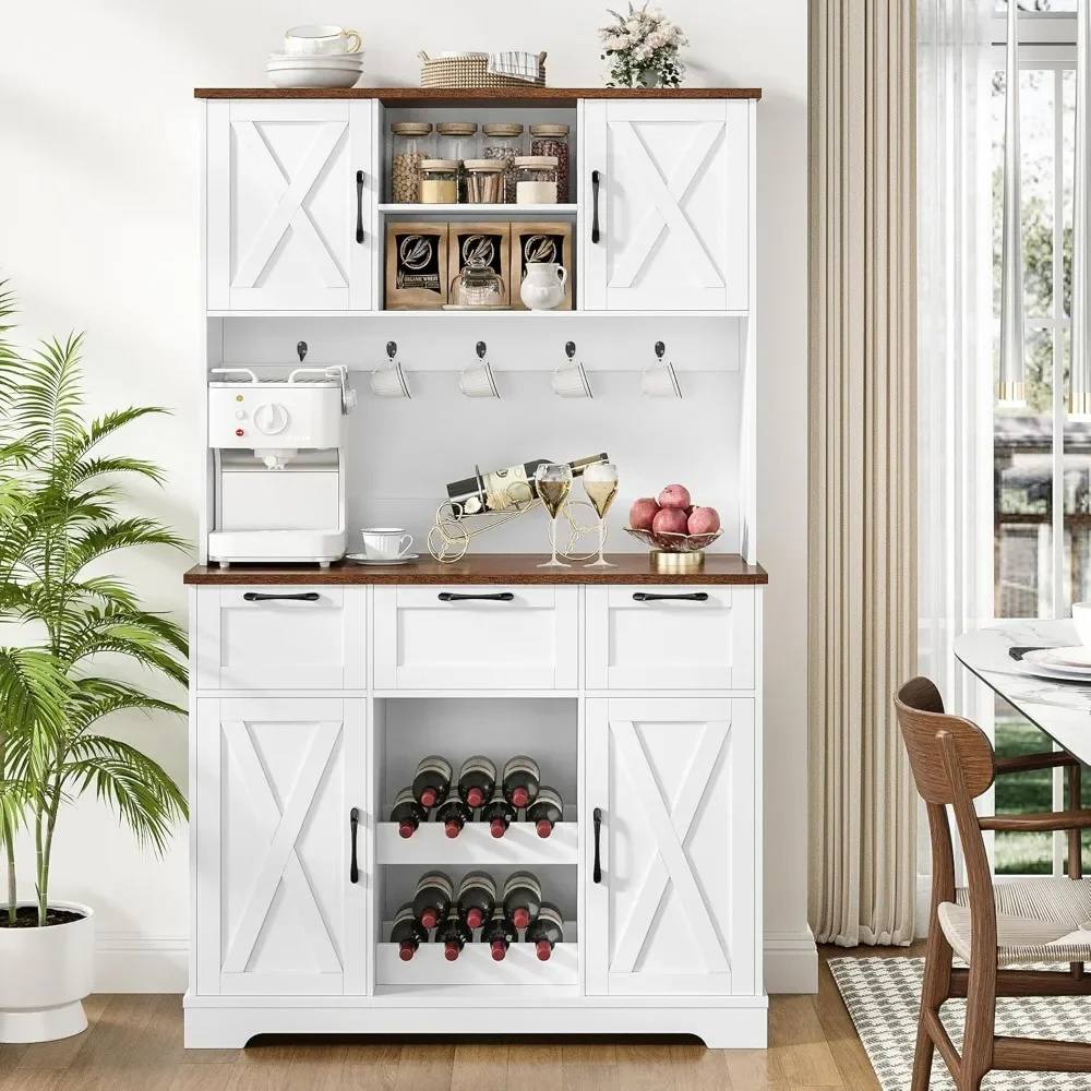 Kitchen Pantry Storage , Kitchen with Coffee Bar