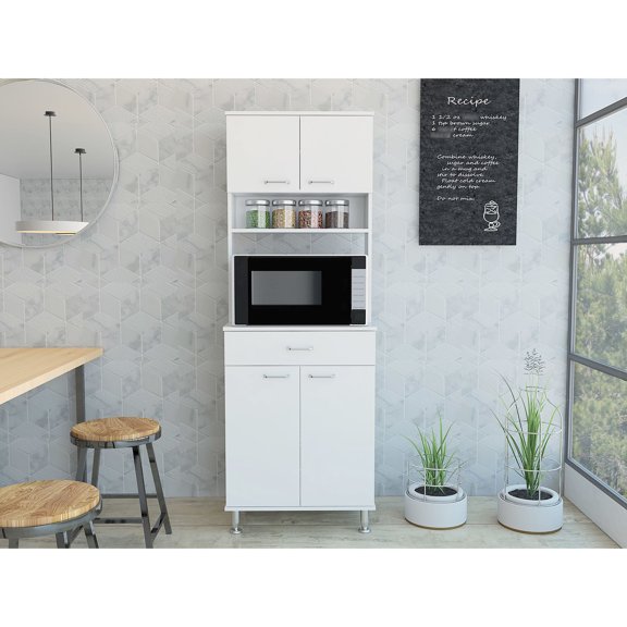 Kitchen Pantry | Store Pots, Pans & Place Microwave | Particle Board Construction | Solve Kitchen Storage Issues