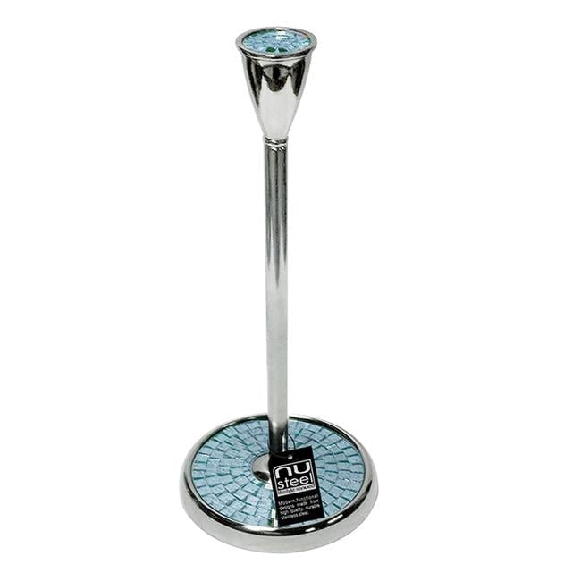 Kitchen Paper Towel Holder - Aqua Mosaic