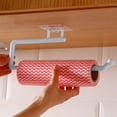 Kitchen Paper Towel Roll HolderHanging Shelf for Cling Film,Toilet