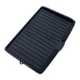 thumbnail image 1 of Aemutady Large Kitchen Plastic Draining Board for Sink Side, 17.7"x12.4" Quick-Drain Ridges Dish Rack, Spacious Countertop Tray, 1 of 6