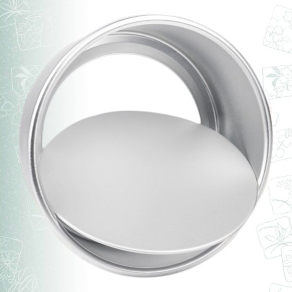Kitchen Plated Silver Nonstick Round Baking Pan Mold for Cake Pizza Bread with Easy Release