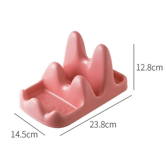 Kitchen Pot Lid Holder Rack | Multifunctional Tabletop Pot Cover & Spoon Rest | Stable Storage Bracket for Pan Lids, Cooking Utensils | Space-Saving, Anti-Slip, Easy Access | Holds Multiple Sizes