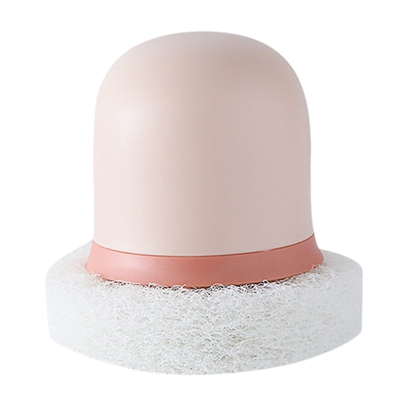 Kitchen Pot Sponge Brush with Handle, Reusable and Washable, Eraser Cleaner, Rust Remover Tool, Sink Scrubber, Dish Scrubber, Bathroom Decontamination Cleaning Brush