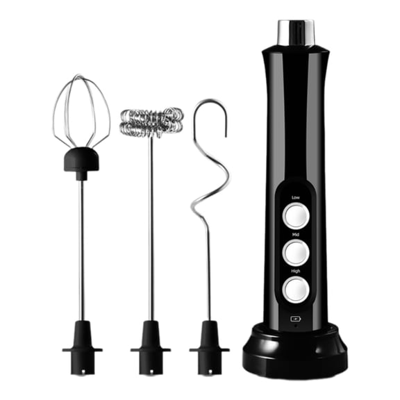 Kitchen Powerful Milk Frother Wand Handheld Drink Mixer Electric Whisk Foam Maker for Coffee Cappuccino Hot Chocolate