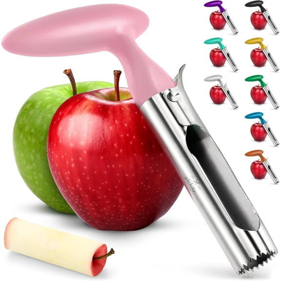 Stainless Steel Pineapple Corer & Slicer – Heavy-Duty Pineapple Cutter with Reinforced Blade & Eye Removal Tool – Effortless Pineapple Core Remover & Slicer