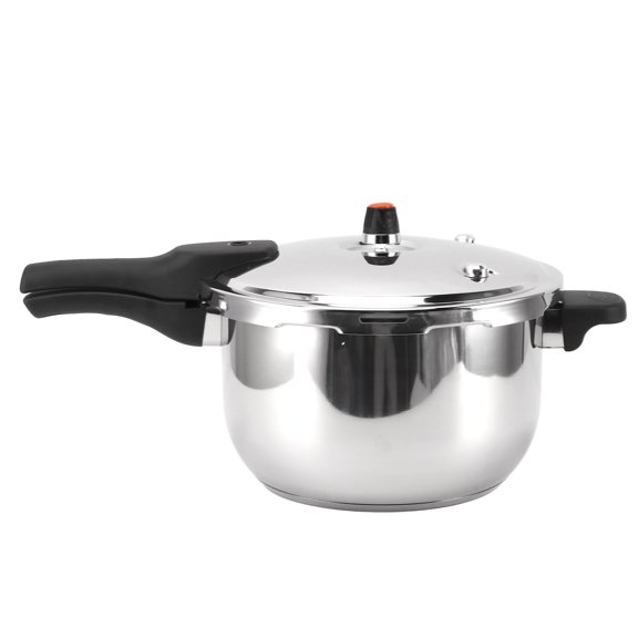 Kitchen Pressure Pot, Pressure Relief Window Stainless Steel Multifunctional Security Handle Pressure Cooker Explosion Proof for Restaurant 3L Diameter 18cm / 7.1in