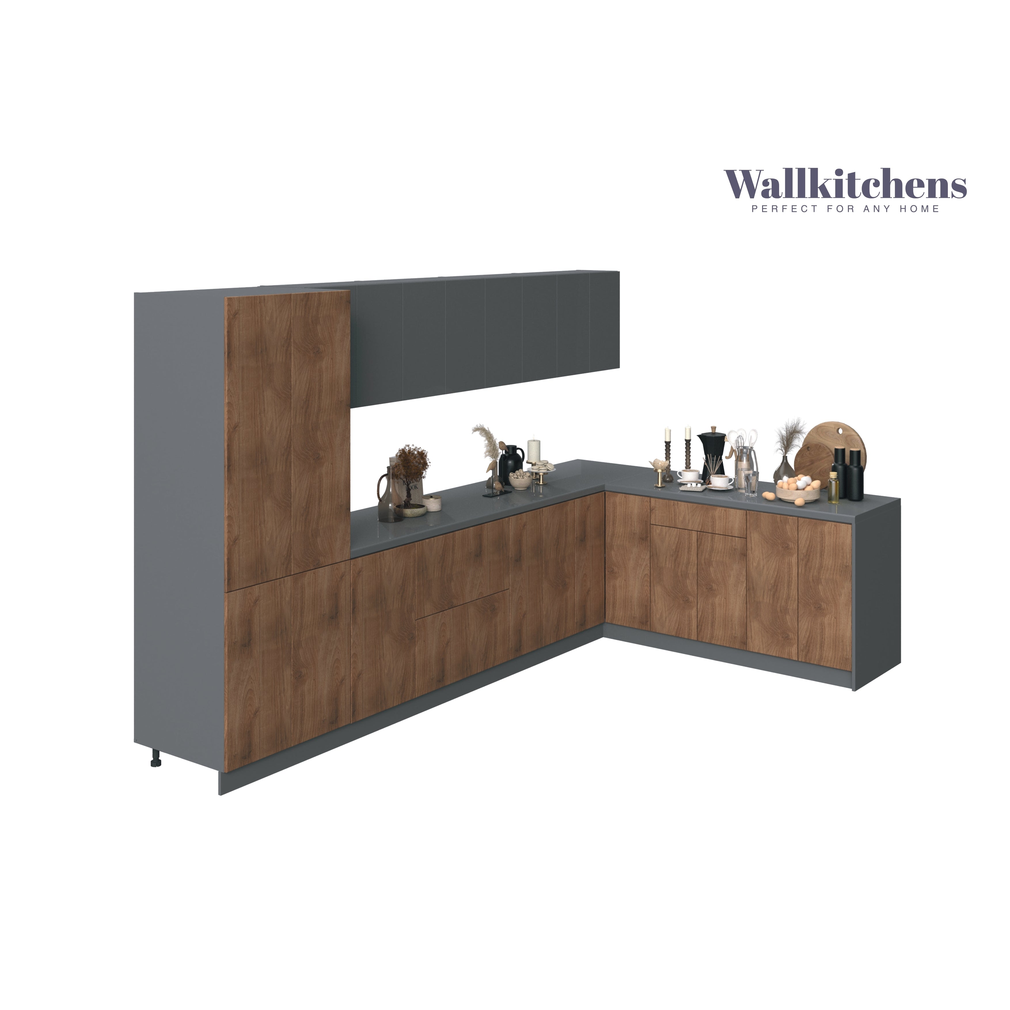 Natural Teak & Gray