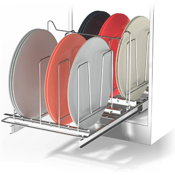 Kitchen Pull Out Cookware Drawer Cabinet Organizer for Pots and Pans