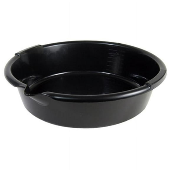 Kitchen Queen Standard Duty 7 qt Polypropylene Oil Drain Pan, Lightweight, with Pour Spout, 6.47 lbs