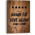 thumbnail image 1 of Kitchen Quote Canvas Wall Art,Would Eat Here Again Sign Canvas Prints Framed Wall Art for Home Kitchen Novelty Dinning Room Wall Décor, 1 of 5