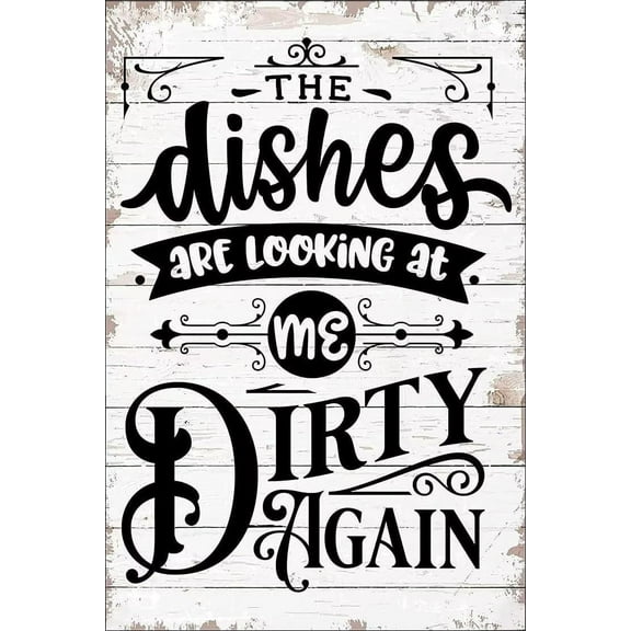 Kitchen Quote Jigsaw Puzzles 35 Pieces For Adults -The Dishes Are Looking At Me Dirty Again Wooden Puzzles For Adults And Family Home Decoration Family Entertainment Leisure Fun Interactive