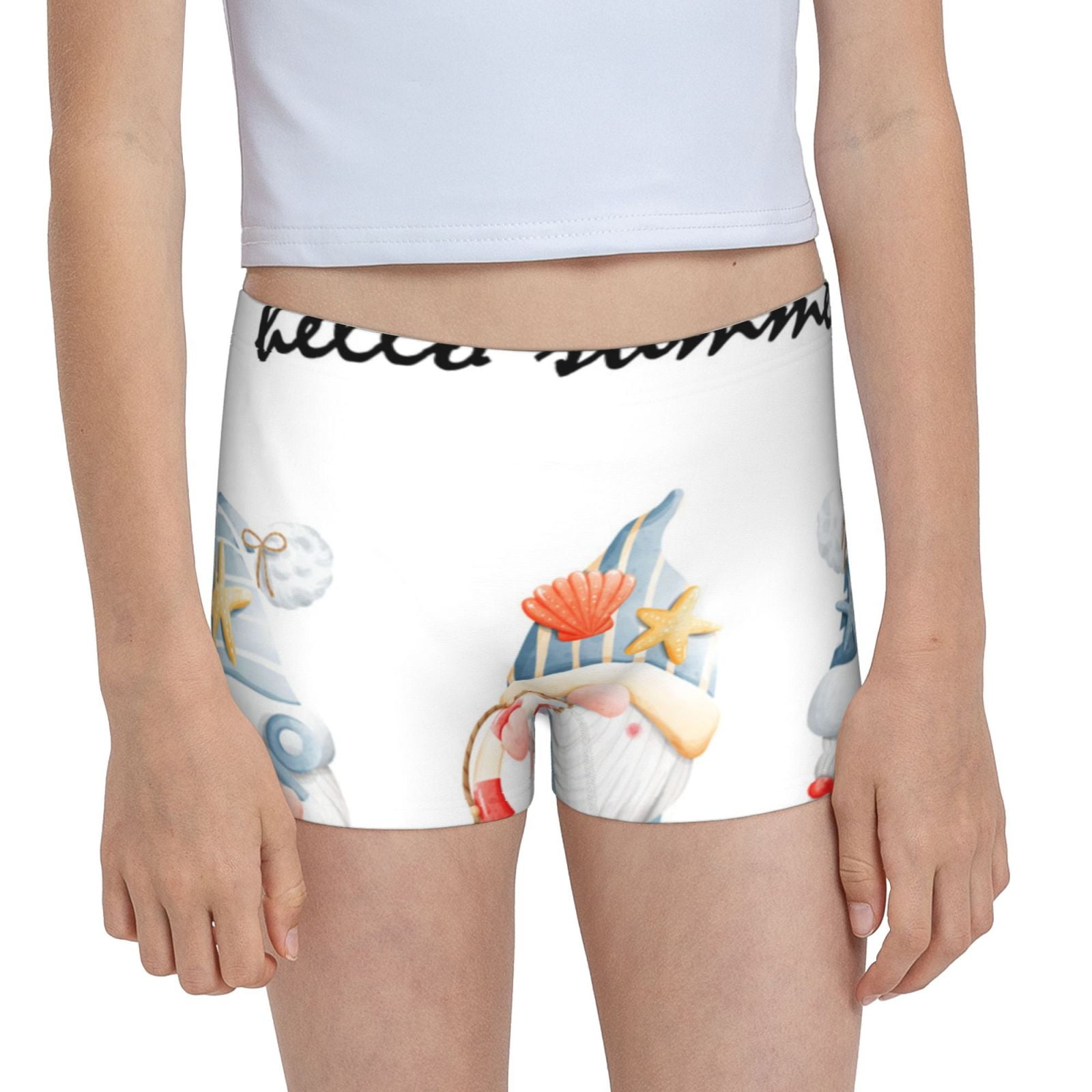 Easygdp Summer Gnome Girls Hipster Cotton Underwear Little Girls