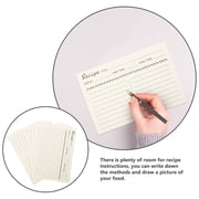 ifundom Kitchen Recipe Card Kraft Paper Household Decor Decorative Dietary Cards Daily 10 Pcs