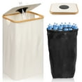 thumbnail image 1 of Kitchen Recycling Bin with Reusable Inner Bag Large Capacity 110L Home Recycle Bin Foldable Recycling Storage Container Easy to Assemble Indoor Recycling Bin for Bottle Jar Glass, 1 of 10