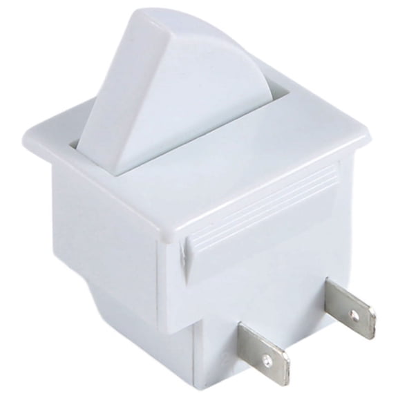 Kitchen Refrigerator Door Light Switch Replacement 1-Pack White Plastic 5A 125V