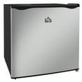 thumbnail image 1 of Kitchen Refrigerators HOMCOM Mini Freezer Countertop, 1.1 Cu.Ft Compact Upright Freezer with Removable Shelves, Reversible Door for Home, Dorm, Apartment and Office, Silver,Side By Side Refrigerator, 1 of 10