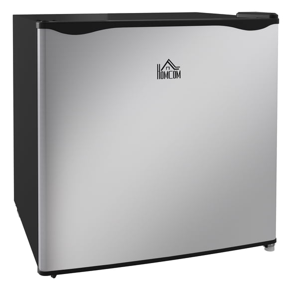 Kitchen Refrigerators HOMCOM Mini Freezer Countertop, 1.1 Cu.Ft Compact Upright Freezer with Removable Shelves, Reversible Door for Home, Dorm, Apartment and Office, Silver,Side By Side Refrigerator