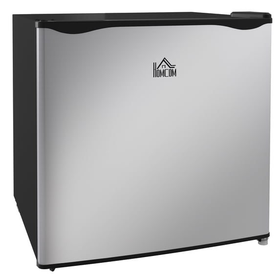 Kitchen Refrigerators HOMCOM Mini Freezer Countertop, 1.1 Cu.Ft Compact Upright Freezer with Removable Shelves, Reversible Door for Home, Dorm, Apartment and Office, Silver,Side By Side Refrigerator
