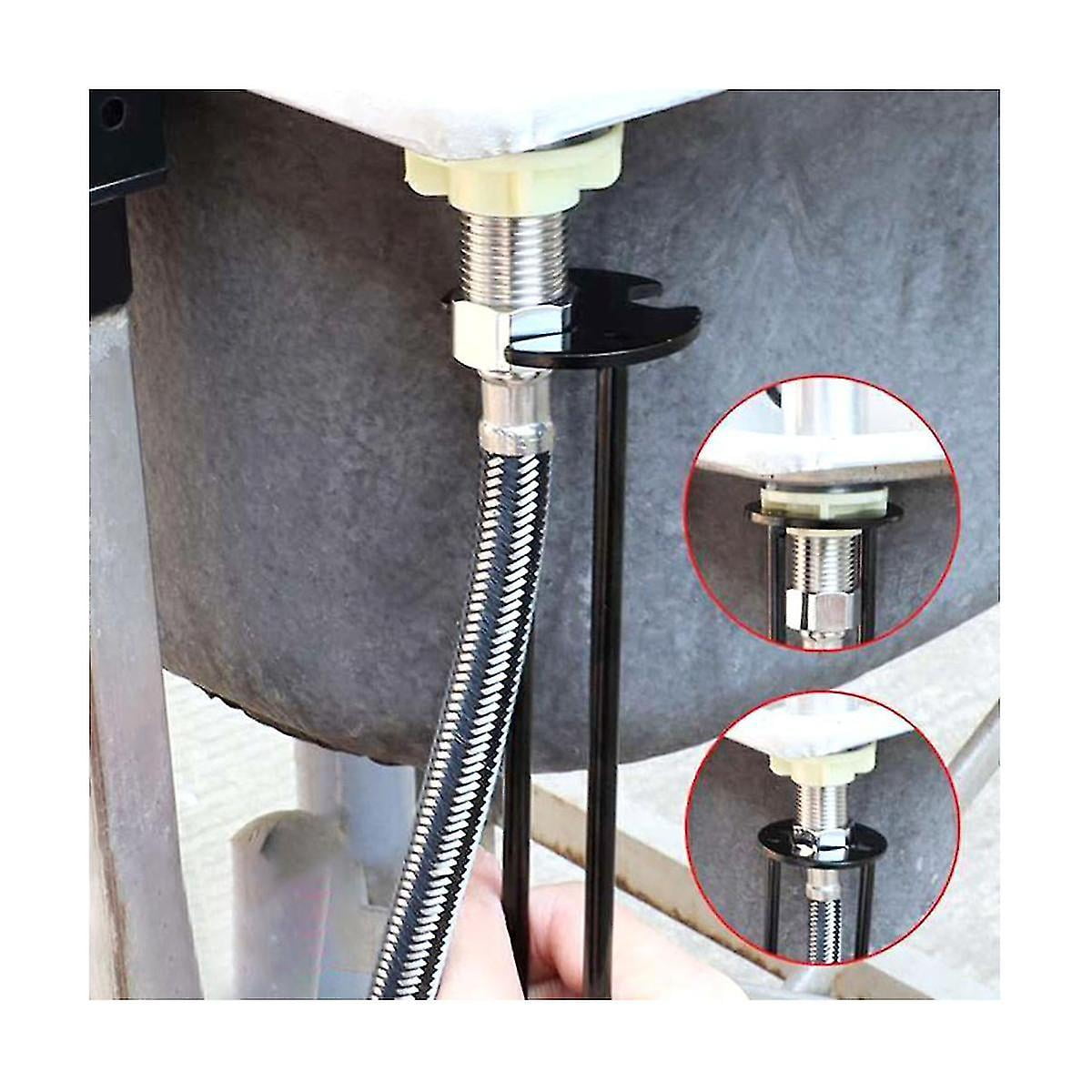 Kitchen Repair Plumbing Tool Sink Faucet Key Plumbing Pipe Four-claw Wrench Bathroom Wrench Tool Se