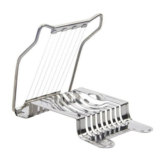 Kitchen Restaurant Boiled Eggs Slicer Cutter 304 Stainless Steel Egg Slicer with Stable Base ,Ideal for Eggs, Fruits, and More, Easy & Efficient