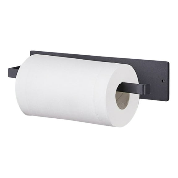 Kitchen Roll Holder, No Drill Paper Roll Holder,   Roll Holder for Kitchen, Wall Mounted Steel Roll Holder, Storage Organiser, Paper Towel Holder Gseagtia