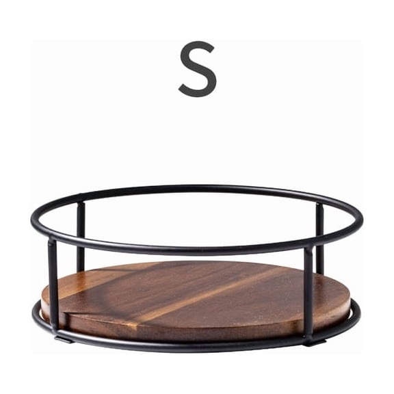 Kitchen Rotating Spice Rack Under Cabinet Organizer Countertop Seasoning Storage Rack for Spices Oil Salt Vinegar