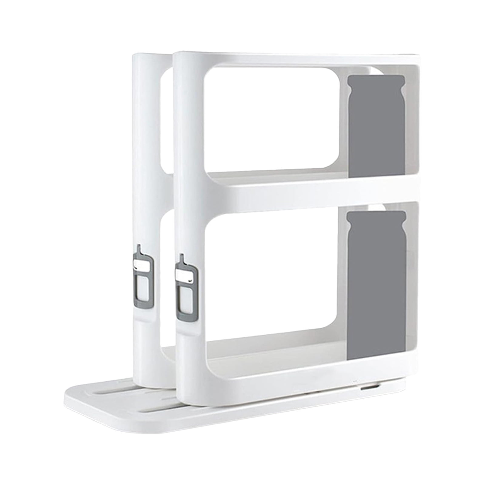 Kitchen Rotating Storage Stand Pull And Rotate Rack Double Non Base