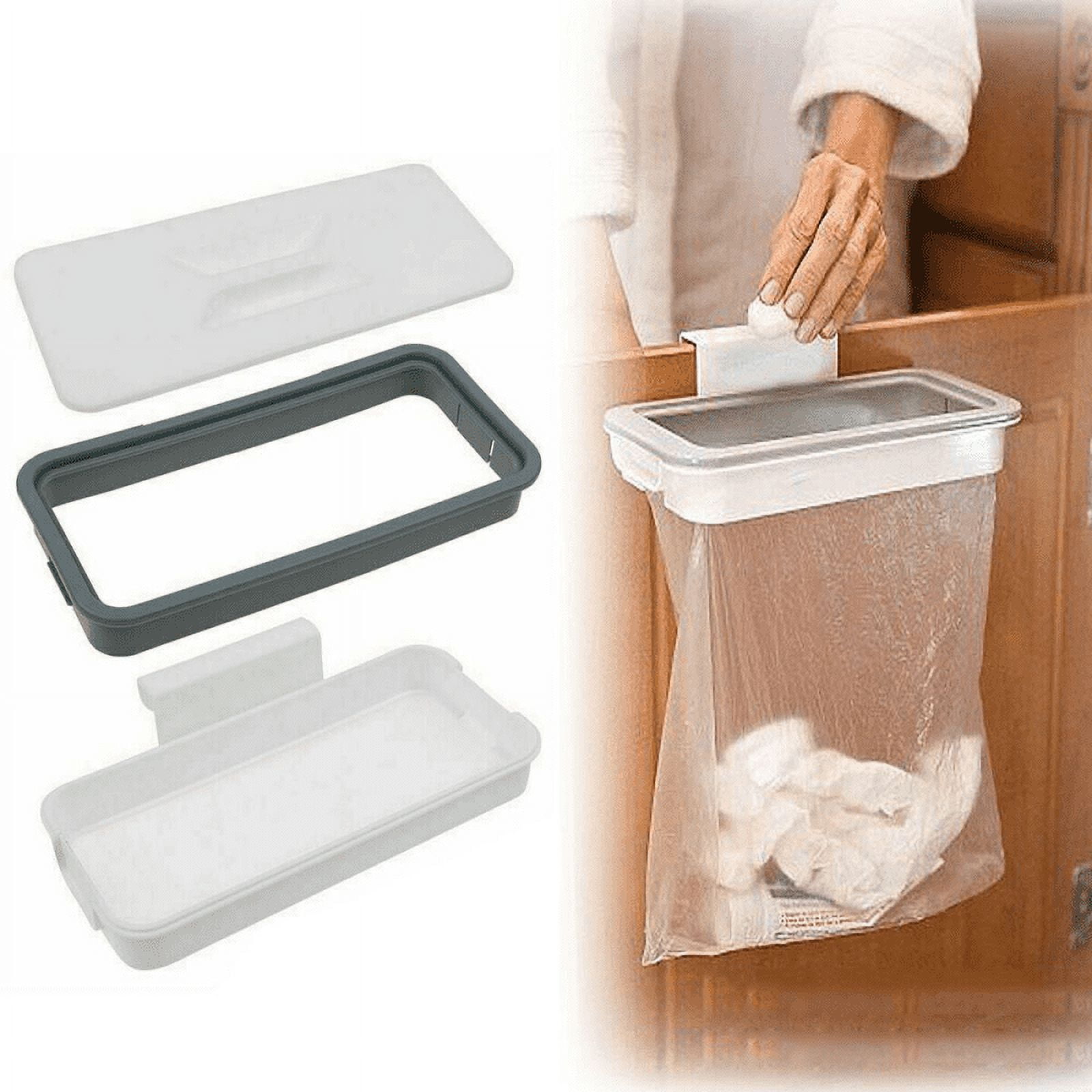 Kitchen Rubbish Bag Holder Cupboard Door Hanging AttachATrash