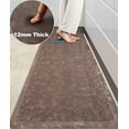 thumbnail image 1 of Kitchen Rug Anti Fatigue Mat, Yamaziot 20x60in Runner 0.5" Thickness Non-Slip Comfort Cushioned Standing Mat, Waterproof Runner for Home, Office, Sink, Garage Essential, Brown, 1 of 8