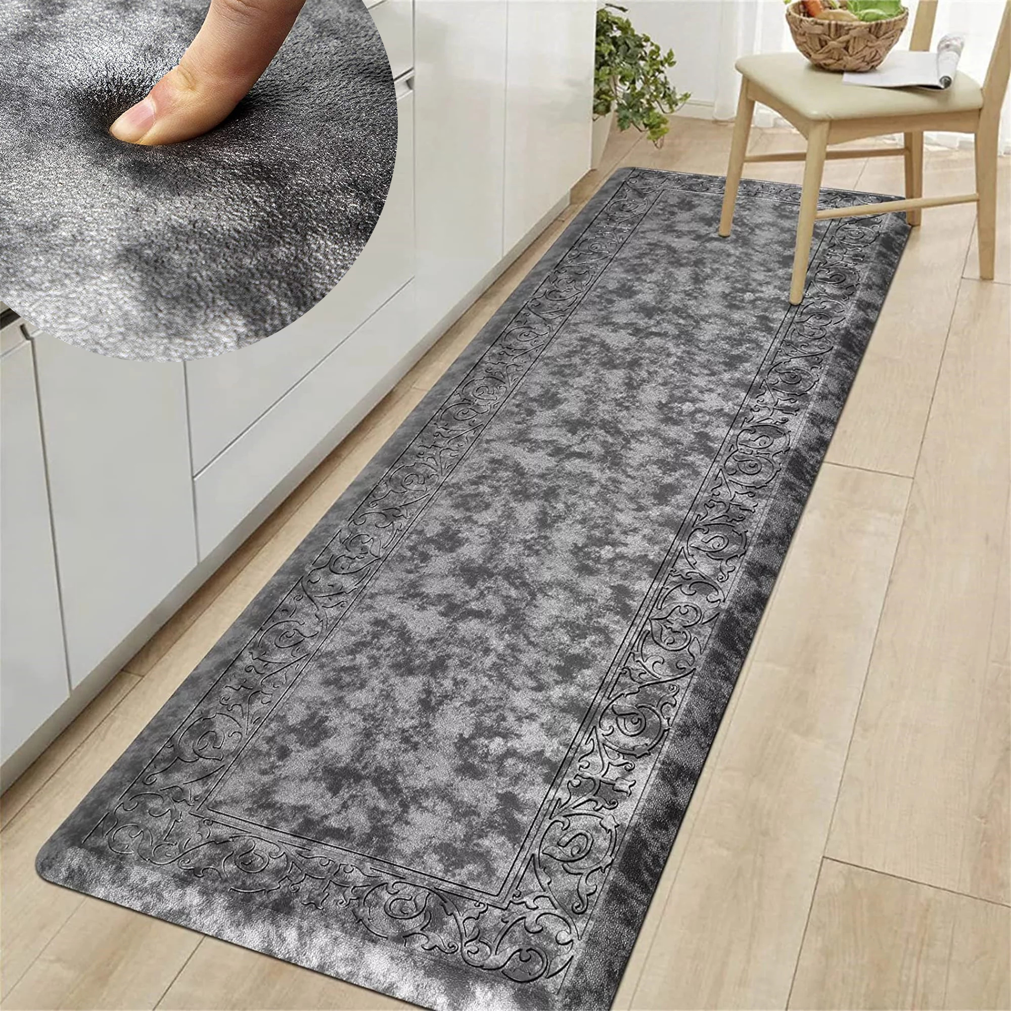 Kitchen Rug Anti Fatigue, Yamaziot 20x60in Kitchen Floor Mat Runner