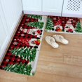 thumbnail image 1 of Kitchen Rug Mat Gnome, Set of 2, Anti-Fatigue Non-Skid Washable Kitchen Runner Rugs, Tree Buffalo Plaid Soft Comfort Rug for Kitchen, Floor Home, Front of Sink, Laundry, 1 of 6