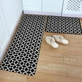 thumbnail image 1 of Kitchen Rug Mat Halloween Ghost Bone, Set of 2, Anti-Fatigue Non-Skid Washable Kitchen Runner Rugs, Black White Soft Comfort Rug for Kitchen, Floor Home, Front of Sink, Laundry, 1 of 6