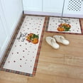 thumbnail image 1 of Kitchen Rug Mat Pumpkin Sunflower Fall, Set of 2, Anti-Fatigue Non-Skid Washable Kitchen Runner Rugs, Red Black Buffalo Plain Soft Comfort Rug for Kitchen, Floor Home, Front of Sink, Laundry, 1 of 6
