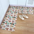 thumbnail image 1 of Kitchen Rug Mat Watercolor Christmas, Set of 2, Anti-Fatigue Non-Skid Washable Kitchen Runner Rugs, Cartoon Soft Comfort Rug for Kitchen, Floor Home, Front of Sink, Laundry, 1 of 6