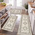 thumbnail image 1 of Kitchen Rug and Mat, Yamaziot Kitchen Runners Rugs Set of 3, Washable Non Slip Farmhouse Hallway Laundry Room Mat for Floor, Comfort Vinatge Boho Carpet, 1 of 6