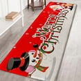 thumbnail image 1 of Kitchen Rug Merry Christmas Indoor Floor Mats for Winter, Christmas Non-Slip Doormat Kitchen Mats Bath Rugs for Christmas Decor - 23.6*70.86 Inch A14, 1 of 3
