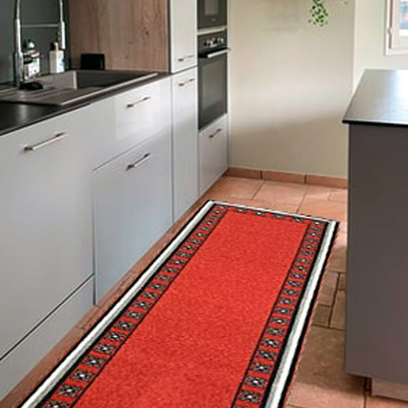 Kitchen Rug Non-Skid Rugs for kitchen floor Non-Slip, Kitchen runner with Rubber Backing, Entryway Hallway Floor Mat, Low Profile Door Mat (2' x 7')