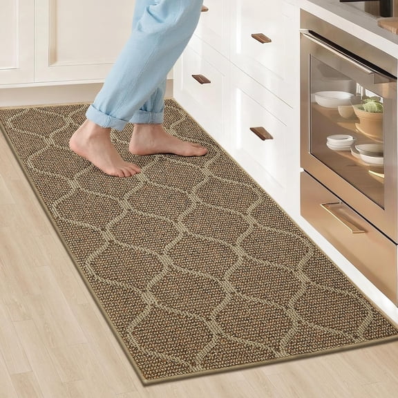 Kitchen Rug Non Slip Washable 24"x48", Absorbent Kitchen Mats for Floor, Runner Rugs for Kitchen Floor, 100% Polypropylene