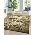 thumbnail image 1 of Kitchen Rug, Pet Friendly Rug, Gift Rug, Gift For The Home, Printed Map Rug, Printed Rugs, Map Rugs, Stair Rug, Door Mat, Outdoor Rug, 2.3'x3.3' - 70x110 cm, 1 of 8