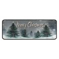 thumbnail image 1 of Kitchen Rug Set of 2 Anti Fatigue Christmas Kitchen Mats for Floor,Merry Christmas Farmhouse Forest Triangle Tree Rugs for Kitchen Floor for Bathroom,Room Bath (47x17+30x17 Inches), 1 of 7